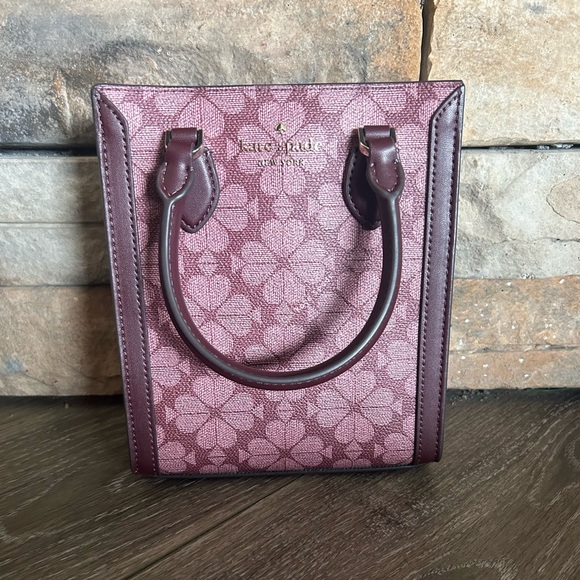 NWT Kate Spade Signature Spade Flower Mini Tote - Picture 5 of 10